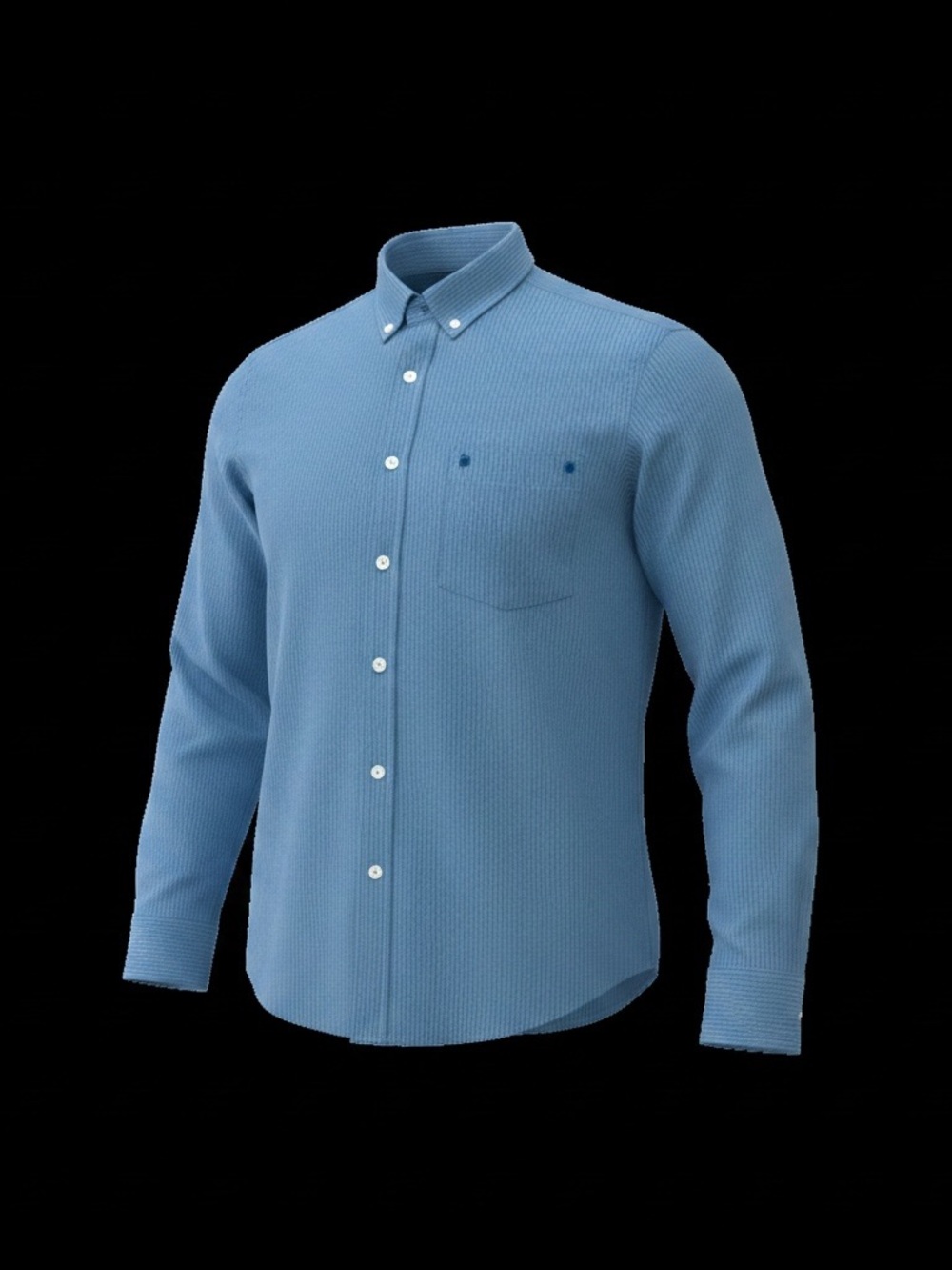 Izod Performx Button Down Shirt Men's Sz‎ S-M 4-way Stretch Blue Plaid NWOT